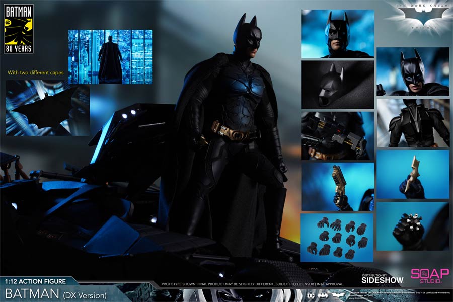 Batman The Dark Knight Batman Deluxe Edition 1/12 Scale Action Figure