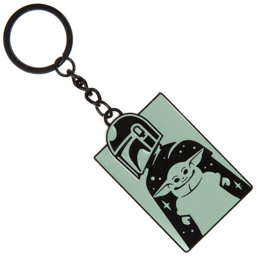 Star Wars The Mandalorian The Child And Mando Keychain