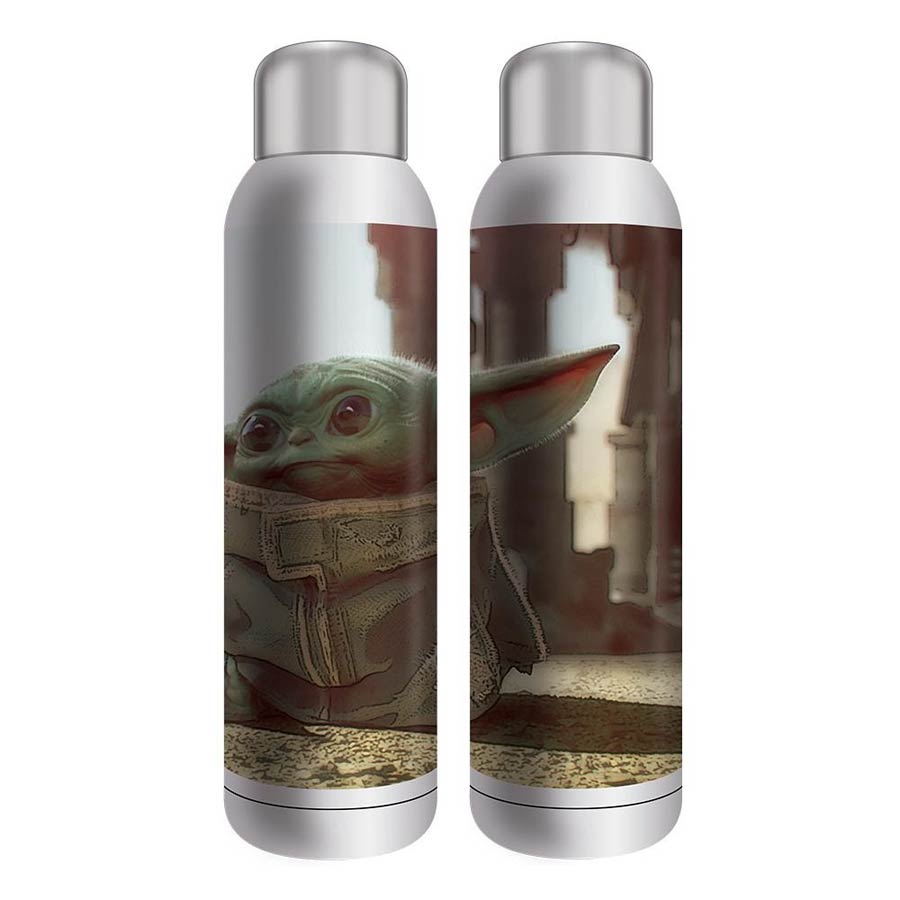 Star Wars The Mandalorian The Child 22-Ounce Stainless Steel Water Bottle