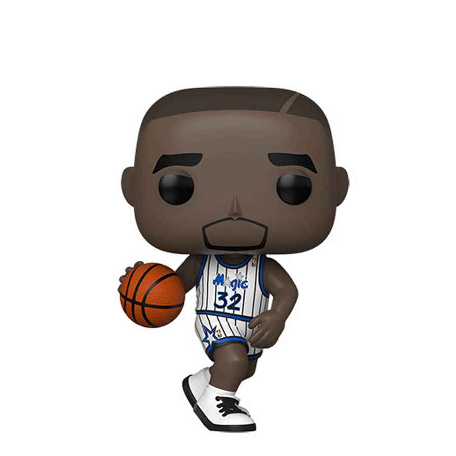POP NBA Legends Shaquille ONeal Magic Home Jersey Vinyl Figure