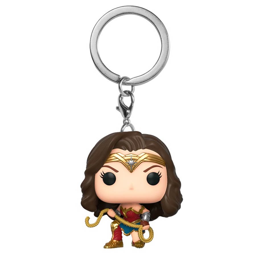 POP Keychain Wonder Woman 1984 Wonder Woman With Lasso Vinyl Pocket Keychain