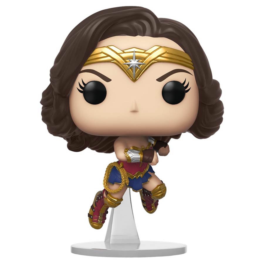POP Heroes Wonder Woman 1984 Wonder Woman Flying Metallic Vinyl Figure