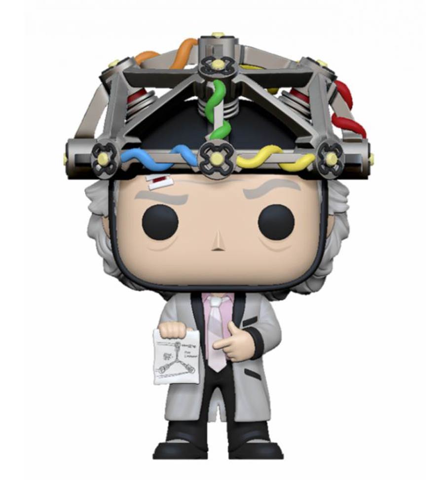 POP Movies Back To The Future Doc With Helmet Vinyl Figure