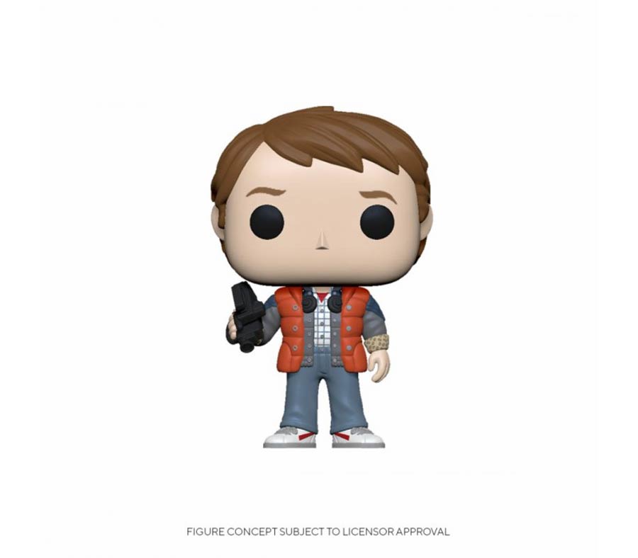 POP Movies Back To The Future Marty In Puffy Vest Vinyl Figure