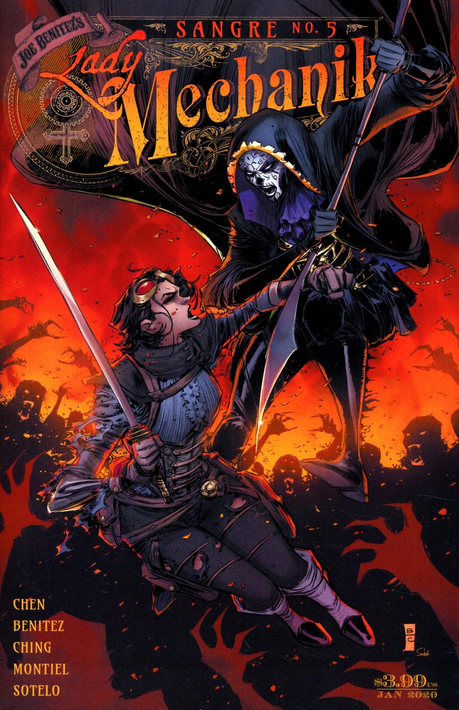 Lady Mechanika Sangre #5 Cover B Regular Brian Ching & Beth Sotelo Cover