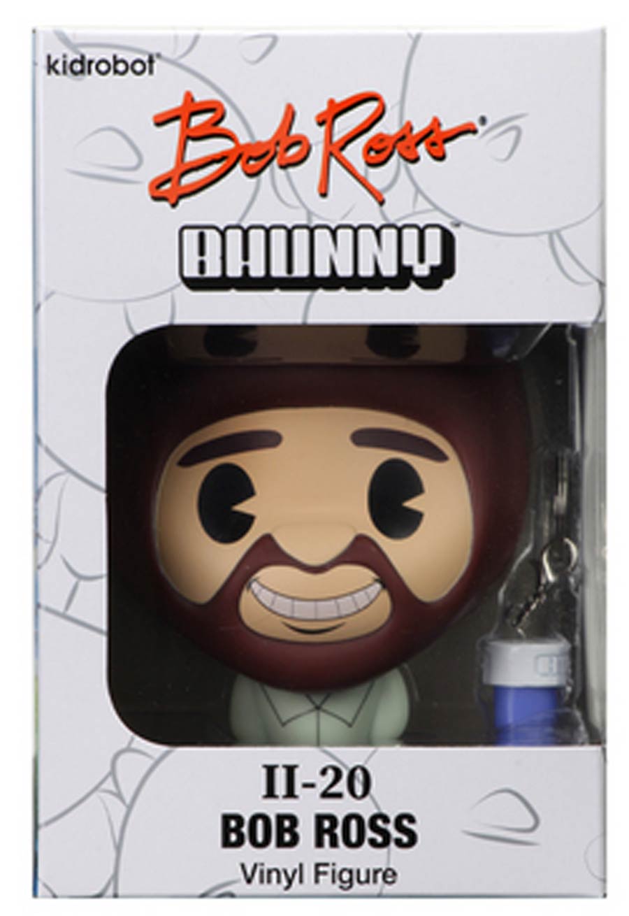 Bhunny Bob Ross Bob Ross 4-Inch Vinyl Figure