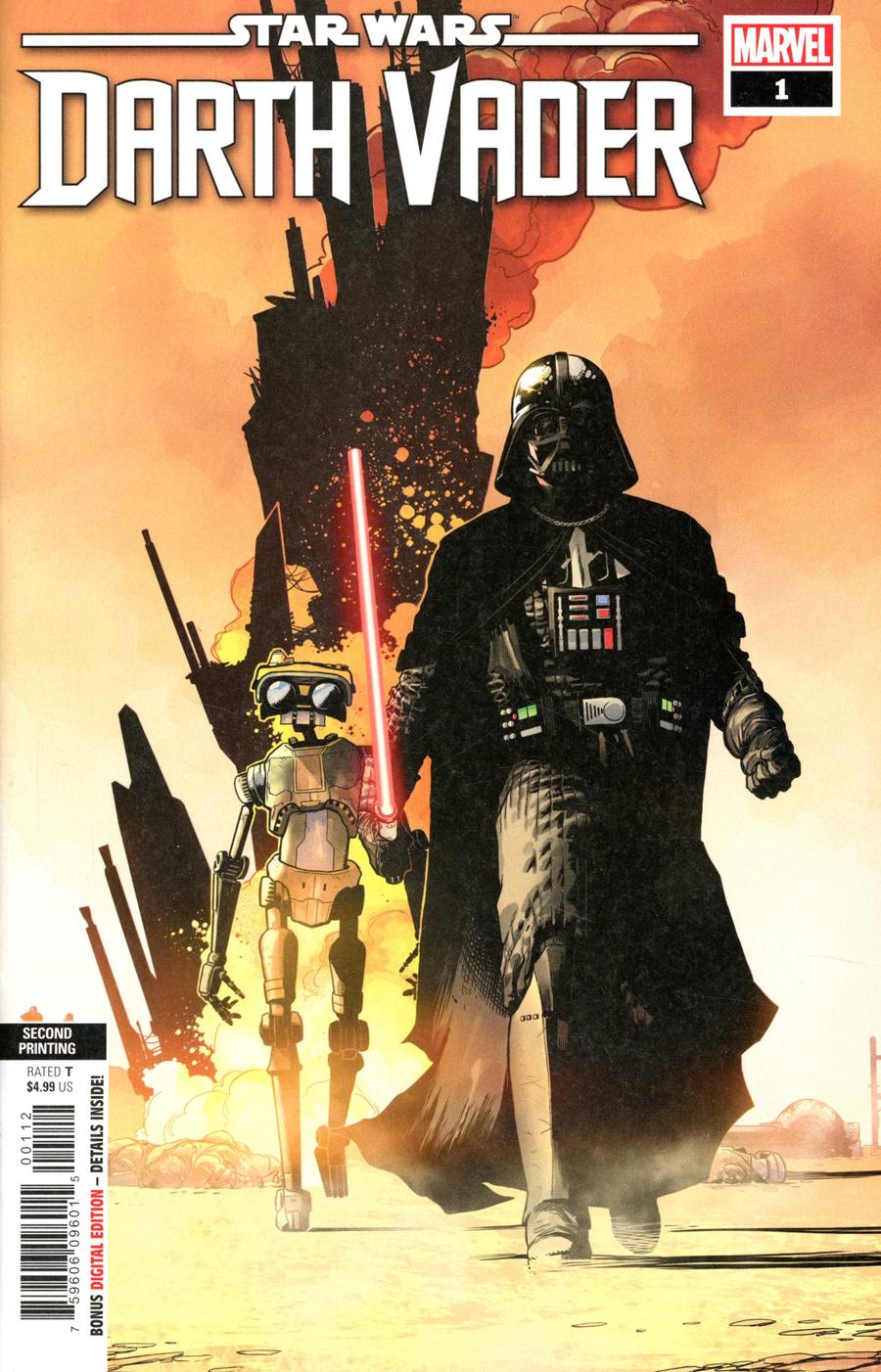 Star Wars Darth Vader #1 Cover I 2nd Ptg Variant Raffaele Ienco Cover