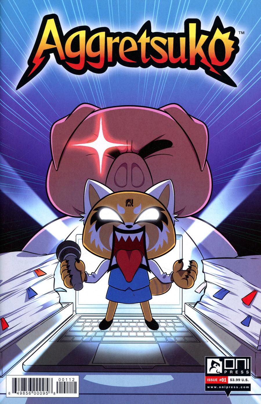 Aggretsuko #1 Cover C 2nd Ptg Variant CJ Cannon Cover