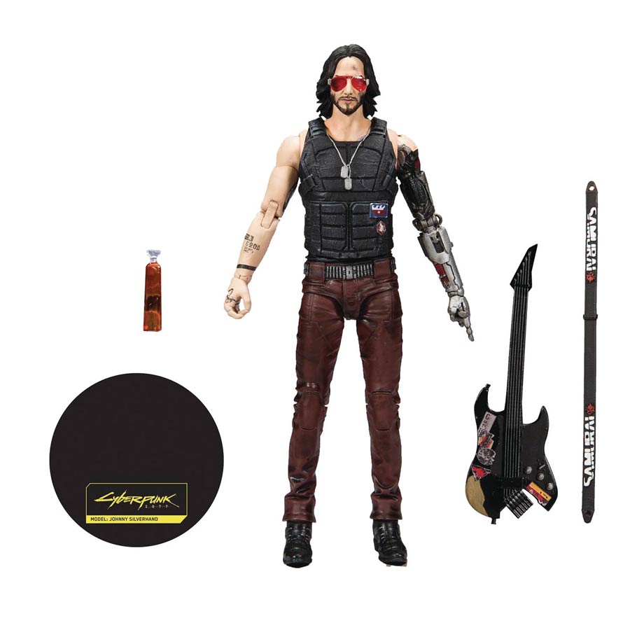 Cyberpunk 2077 7-Inch Action Figure Wave 1 Johnny Silverhand