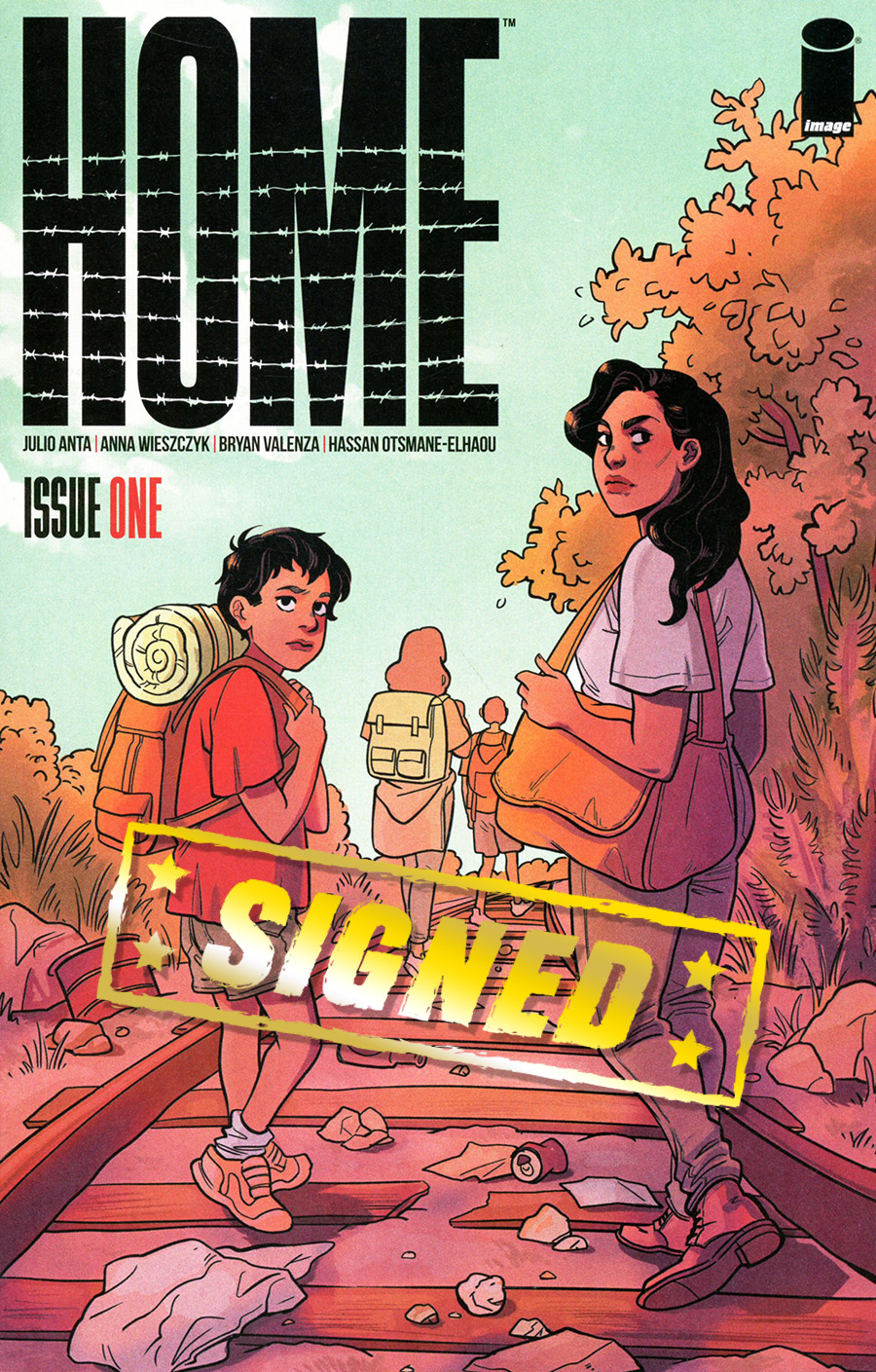 Home (Image Comics) #1 Cover C Regular Lisa Sterle Cover Signed By Julio Anta
