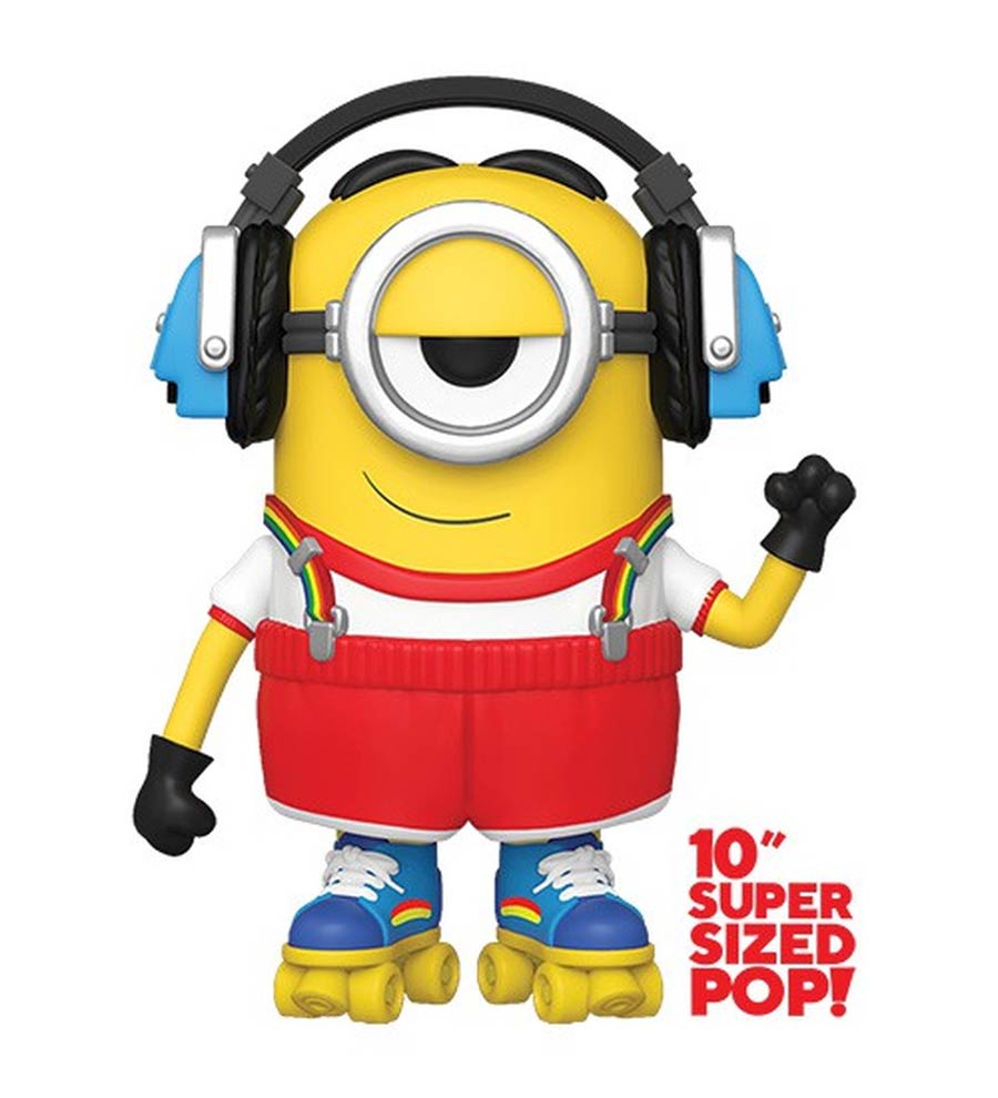 POP Movies Minions The Rise Of Gru Roller Skating Stuart 10-Inch Vinyl Figure