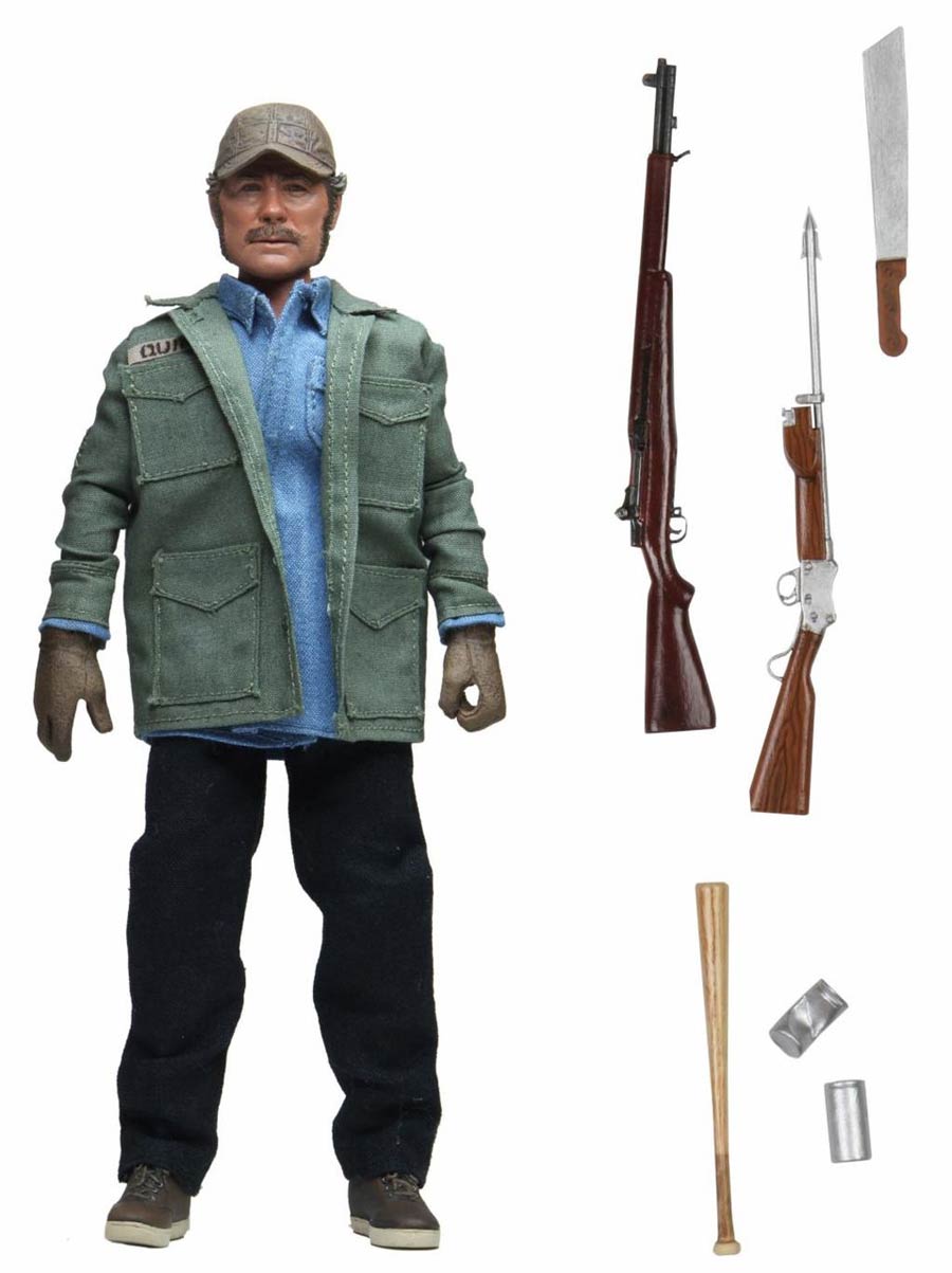 Jaws Sam Quint Clothed 8-Inch Action Figure