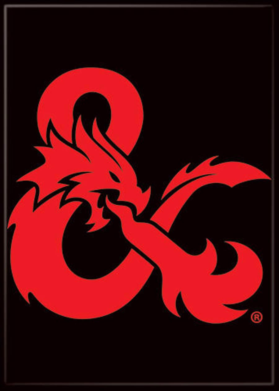 Dungeons & Dragons 2.5x3.5-inch Magnet - Dragon Ampersand (73616DD)