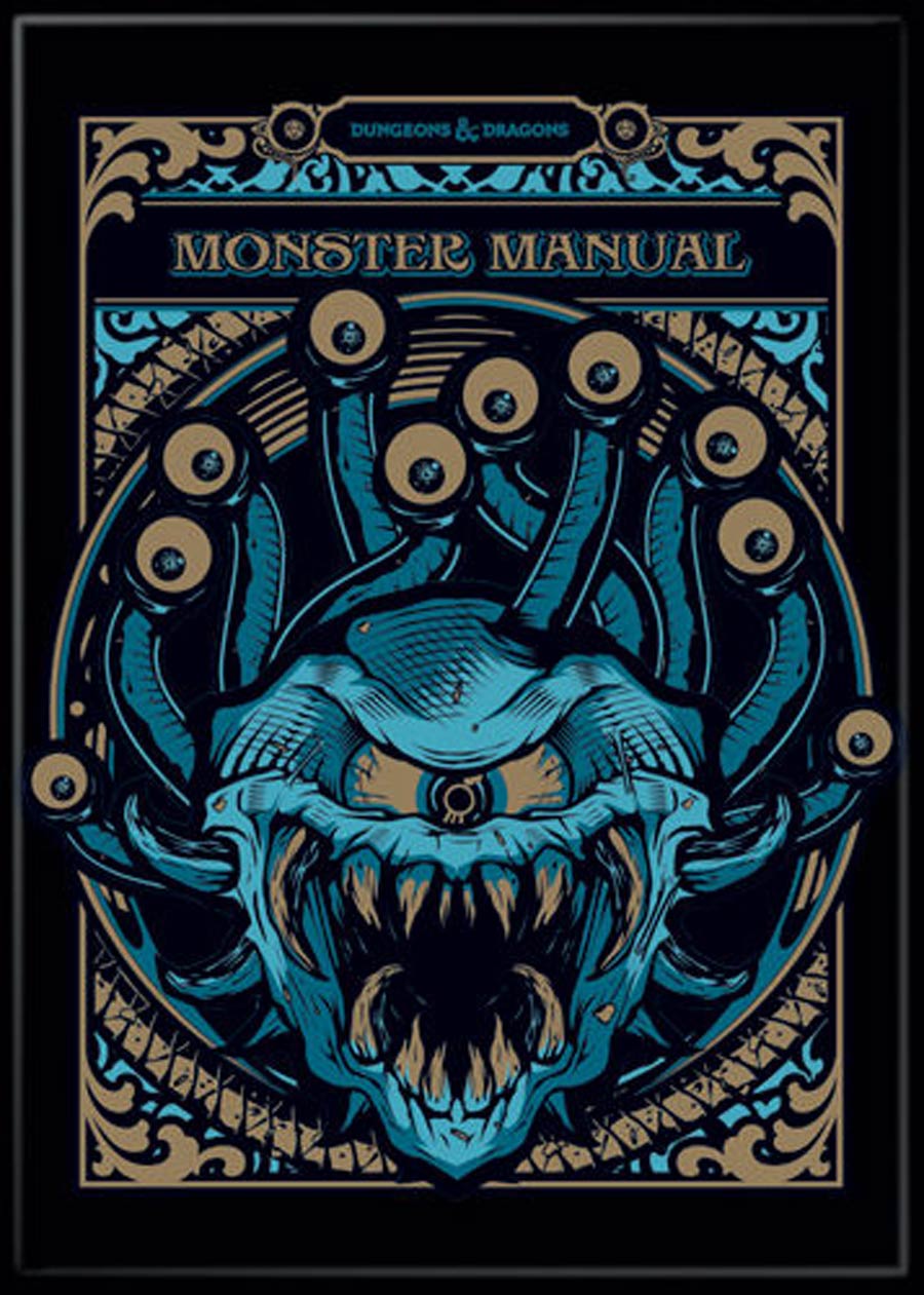 Dungeons & Dragons 2.5x3.5-inch Magnet - Special Edition Monster Manual (73618DD)