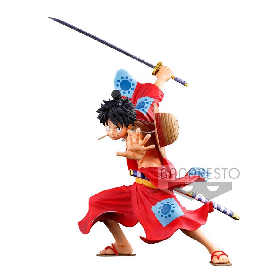 One Piece Banpresto World Colosseum3 Super Master Stars Piece Figure - Monkey.D.Luffy