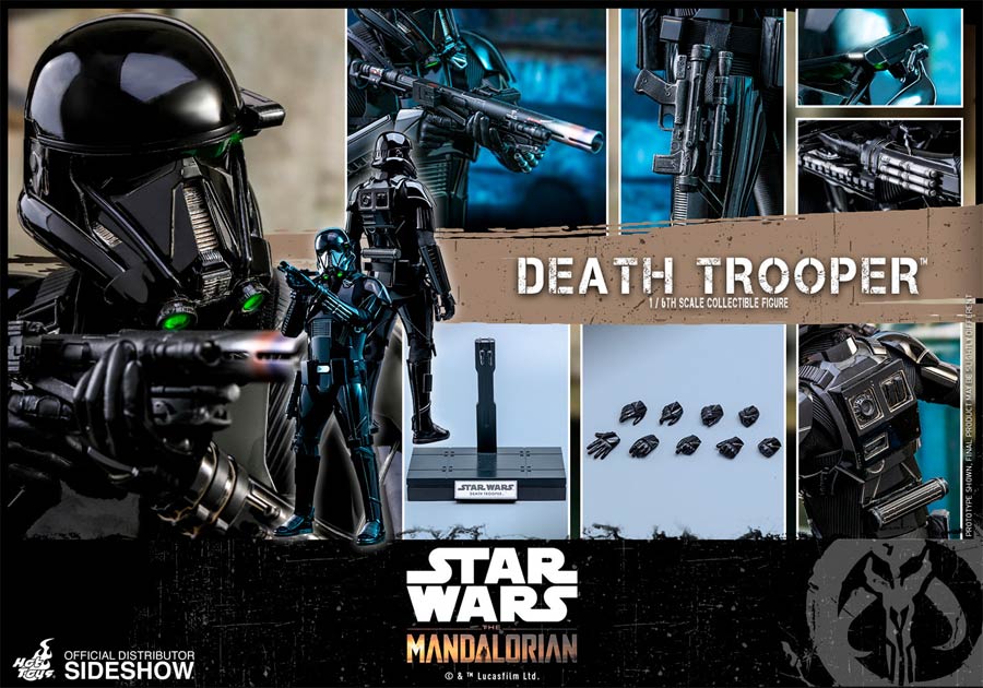 Star Wars The Mandalorian Death Trooper Sixth Scale Figure