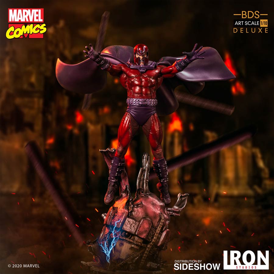 X-Men Magneto 1/10 Scale Battle Diorama Art Scale Deluxe Statue