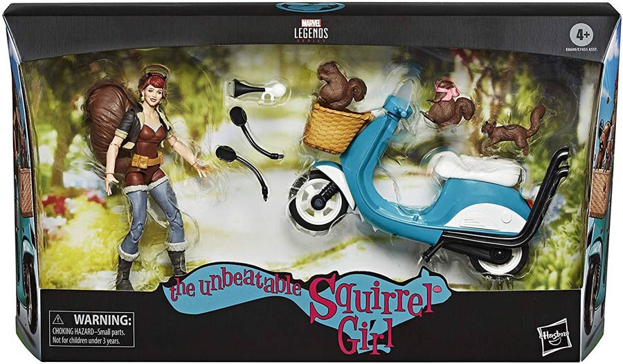 Marvel Legends 6-Inch Action Figure Deluxe Vehicle Set - Squirrel Girl