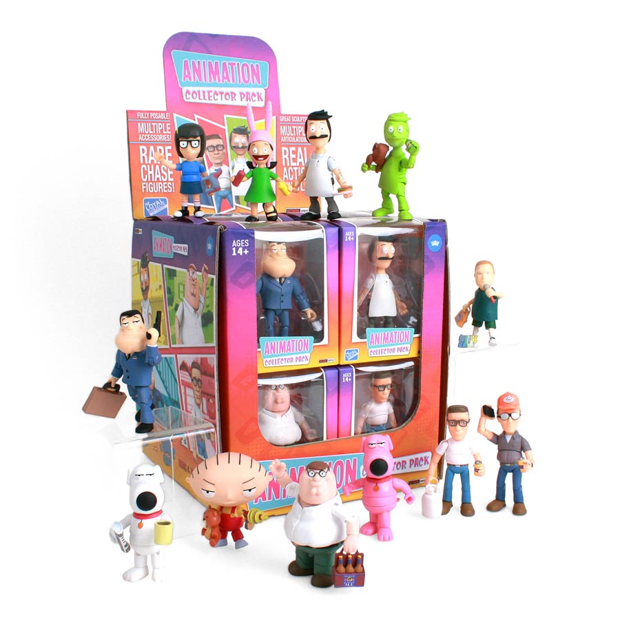 The Loyal Subjects x Fox Animation Mini Figure 12-Piece Display