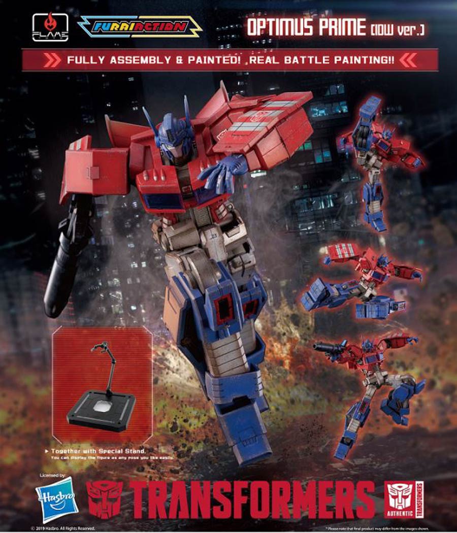 Transformers Furai Action - Optimus Prime IDW Ver. Action Figure