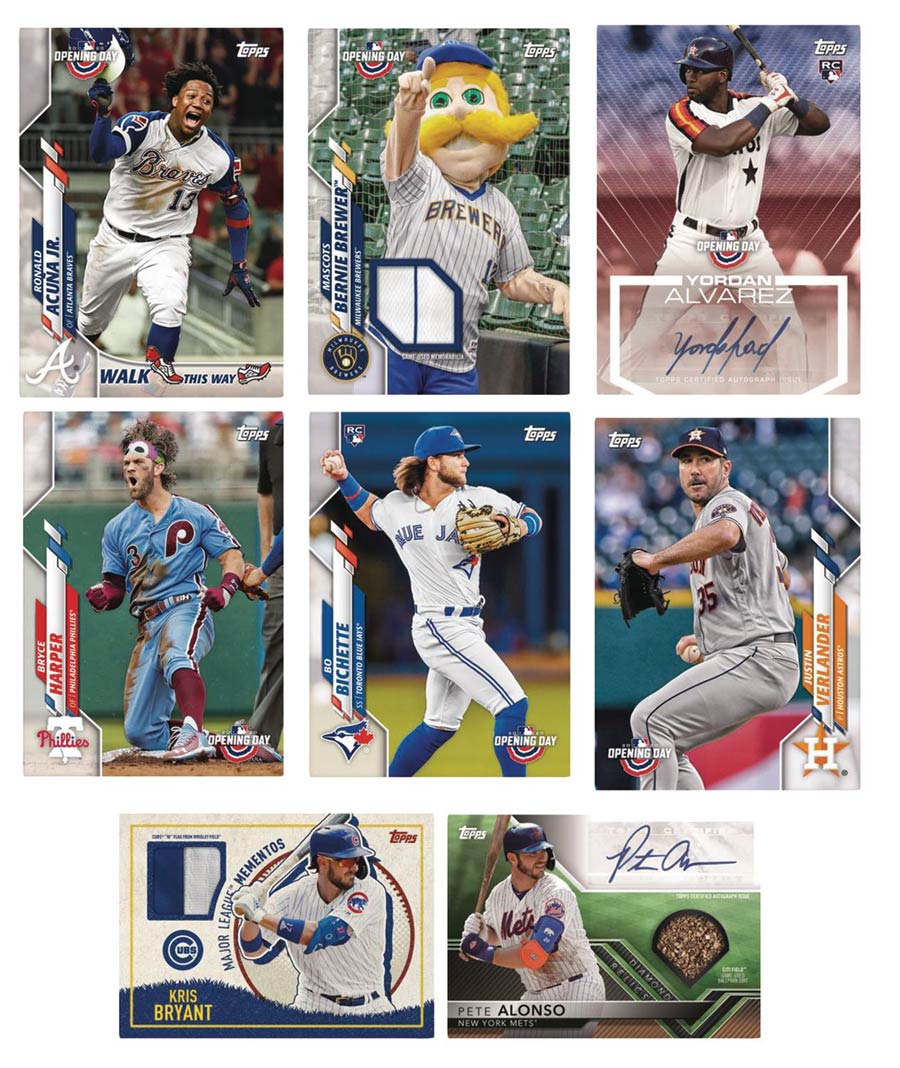 Topps 2020 Opening Day Baseball Trading Cards Pack