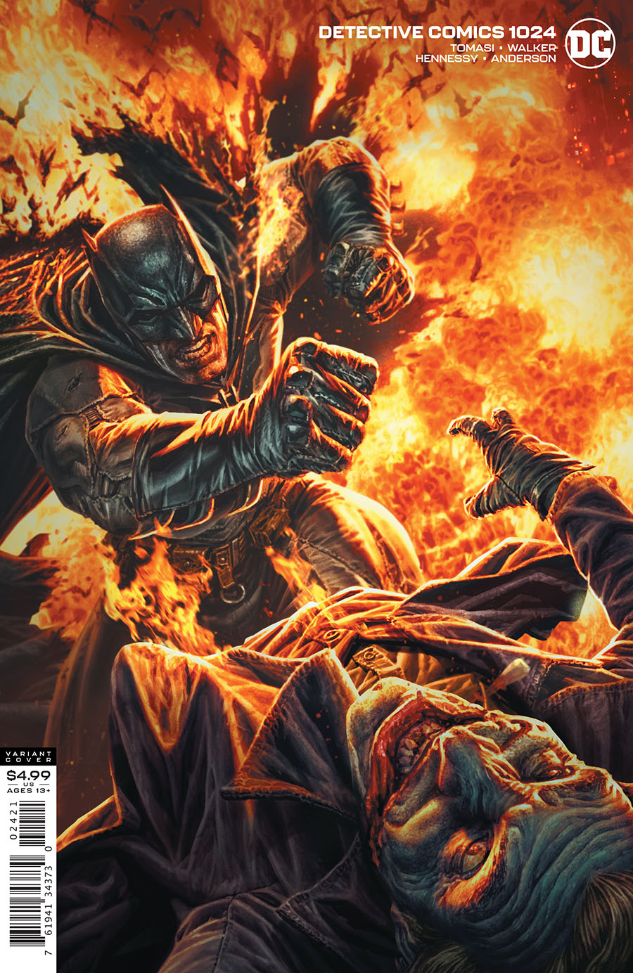 Detective Comics Vol 2 #1024 Cover B Variant Lee Bermejo Card Stock Cover (Joker War Tie-In)