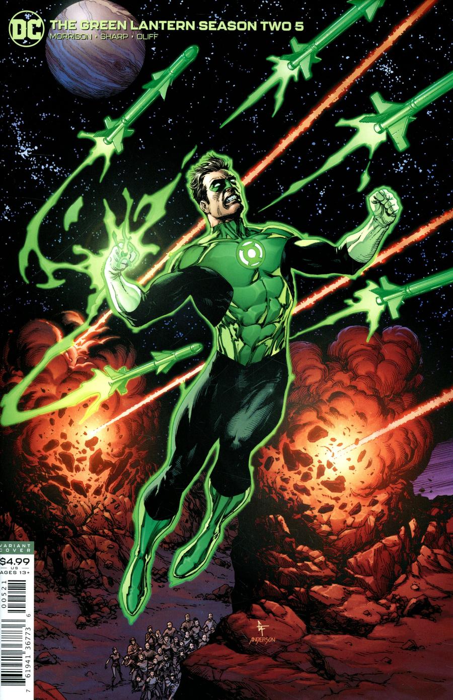Green Lantern Vol 6 Season 2 #5 Cover B Variant Gary Frank Card Stock Cover