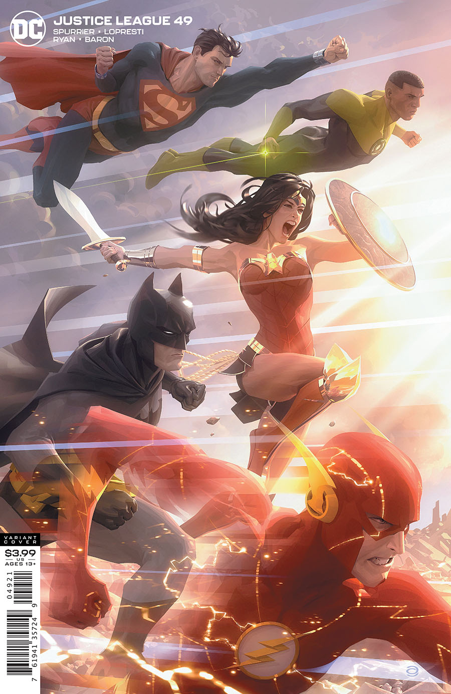 Justice League Vol 4 #49 Cover B Variant Alex Garner Cover