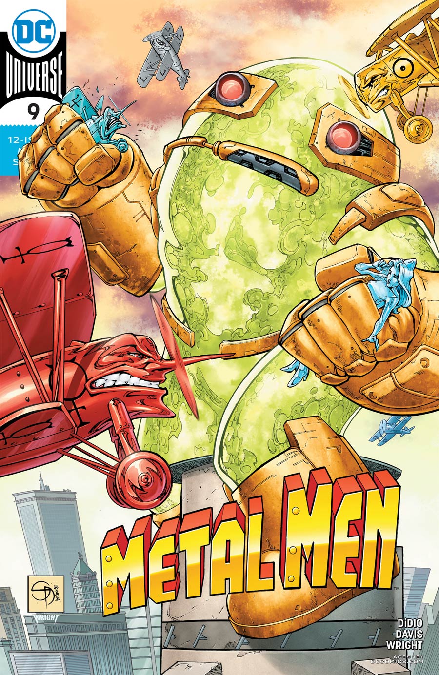 Metal Men Vol 4 #9 Cover A Regular Shane Davis Cover