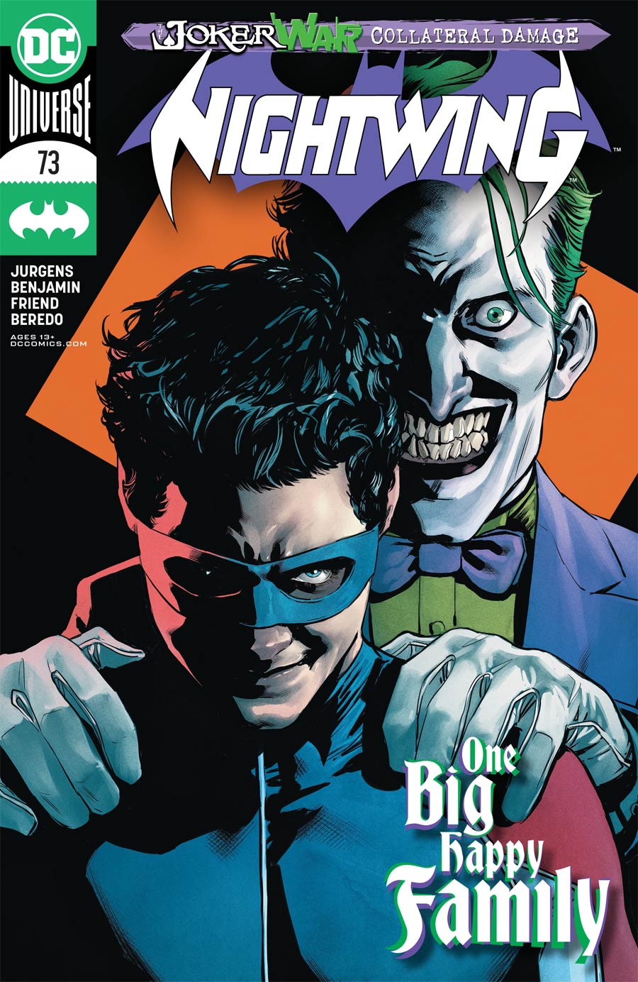 Nightwing Vol 4 #73 Cover A Regular Travis Moore Cover (Joker War Tie-In)