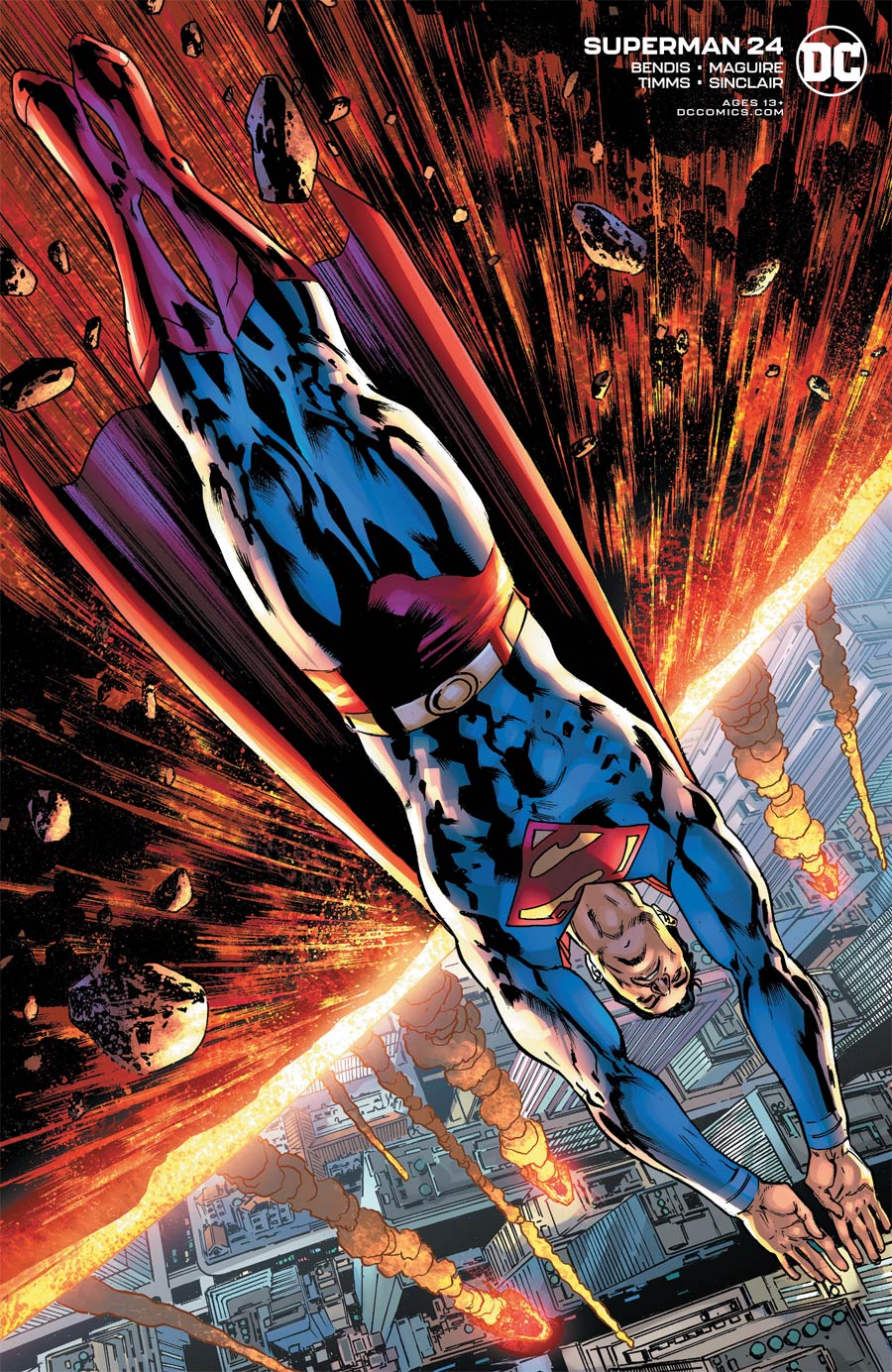 Superman Vol 6 #24 Cover B Variant Bryan Hitch Cover