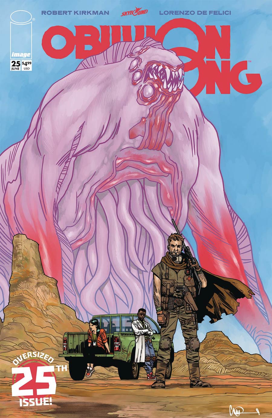 Oblivion Song By Kirkman & De Felici #25 Cover D Variant Charlie Adlard Cover