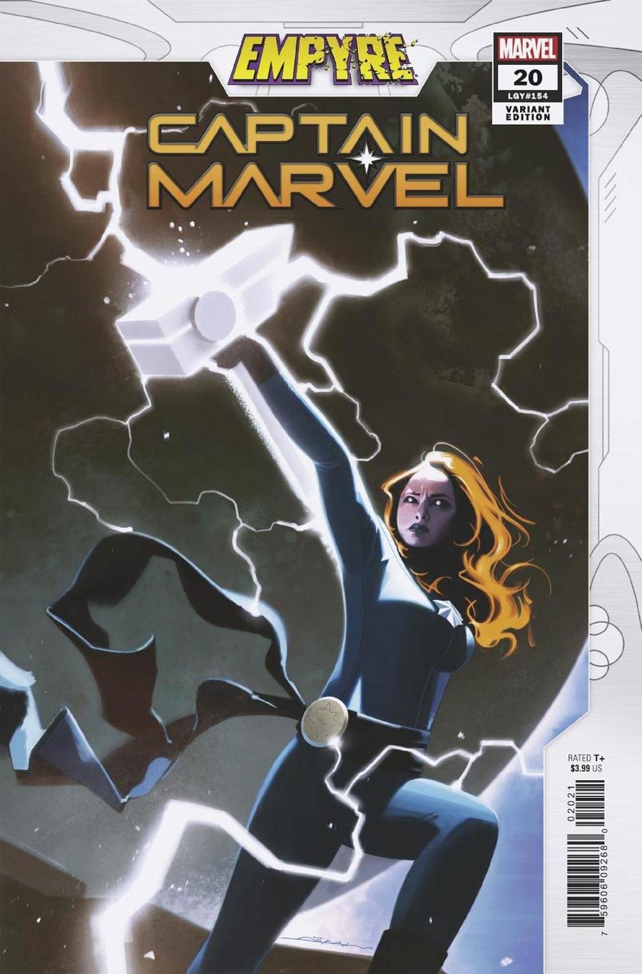 Captain Marvel Vol 9 #20 Cover B Variant Jeff Dekal Empyre Cover (Empyre Tie-In)