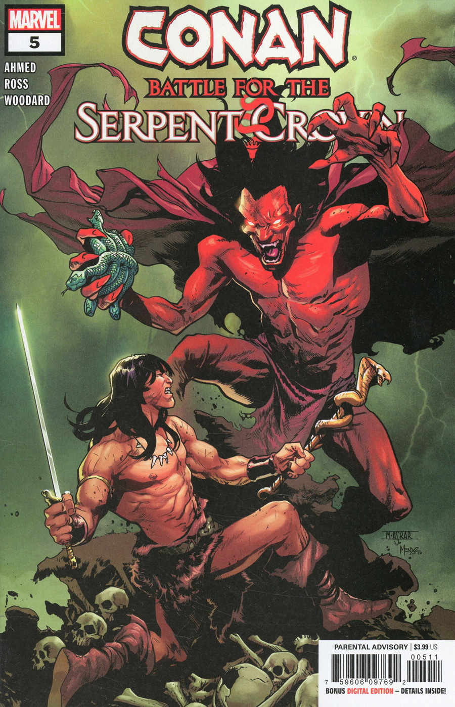 Conan Battle For The Serpent Crown #5 Cover A Regular Mahmud Asrar Cover