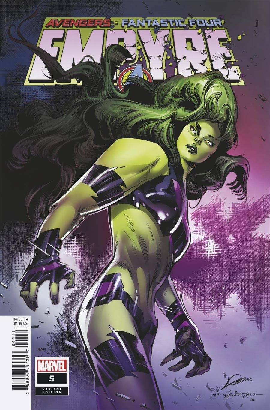 Empyre #5 Cover C Variant Alexander Lozano Avengers Cover