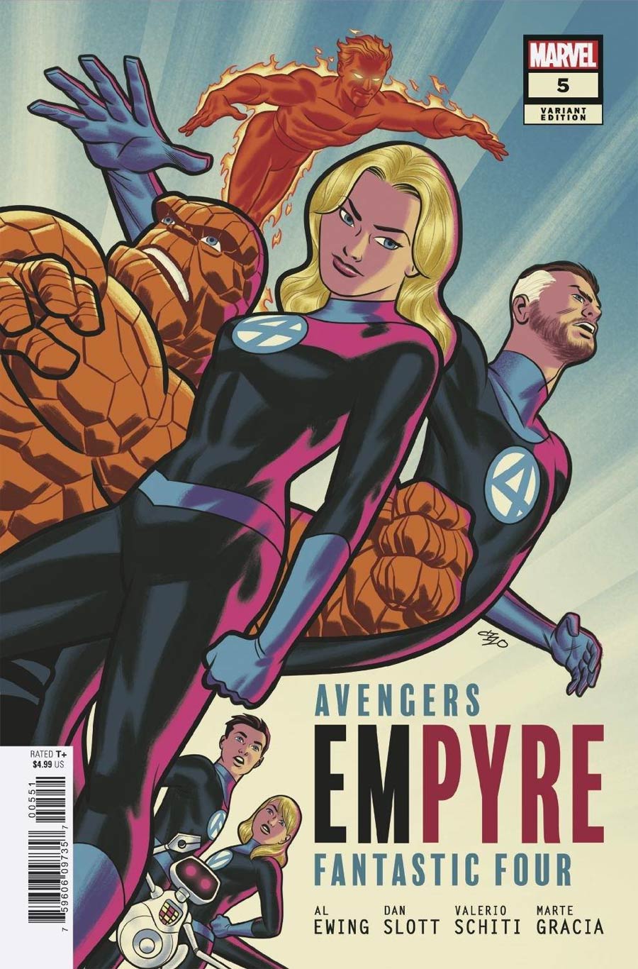 Empyre #5 Cover D Variant Michael Cho Fantastic Four Cover