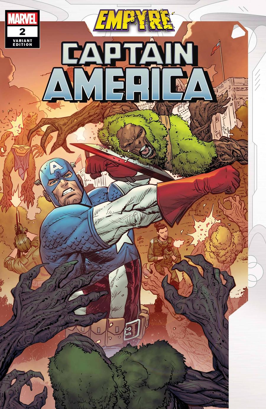 Empyre Captain America #2 Cover B Variant Luke Ross Cover