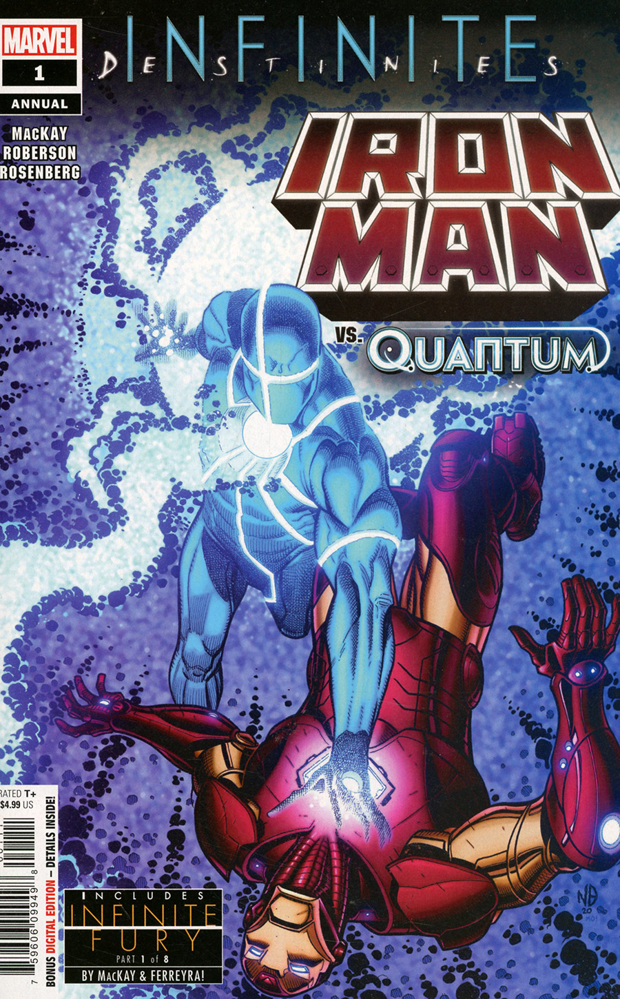 Iron Man Vol 6 Annual (2021) #1 Cover A Regular Nick Bradshaw Cover (Infinite Destinies Tie-In)