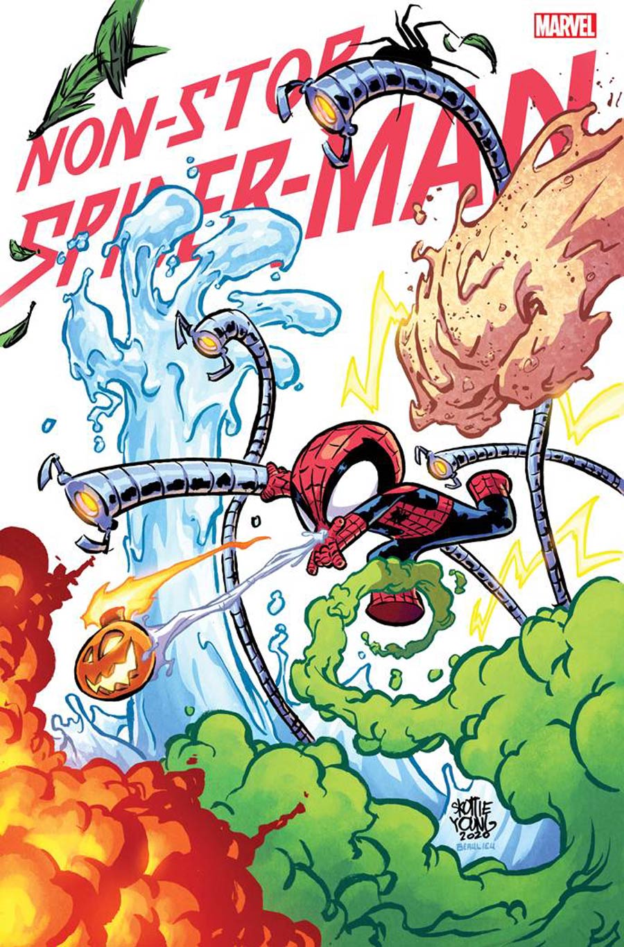 Non-Stop Spider-Man #1 Cover E Variant Skottie Young Cover