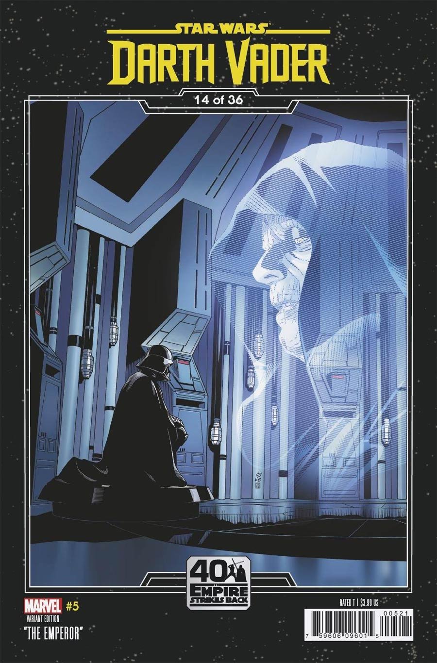 Star Wars Darth Vader #5 Cover B Variant Chris Sprouse Empire Strikes Back Cover
