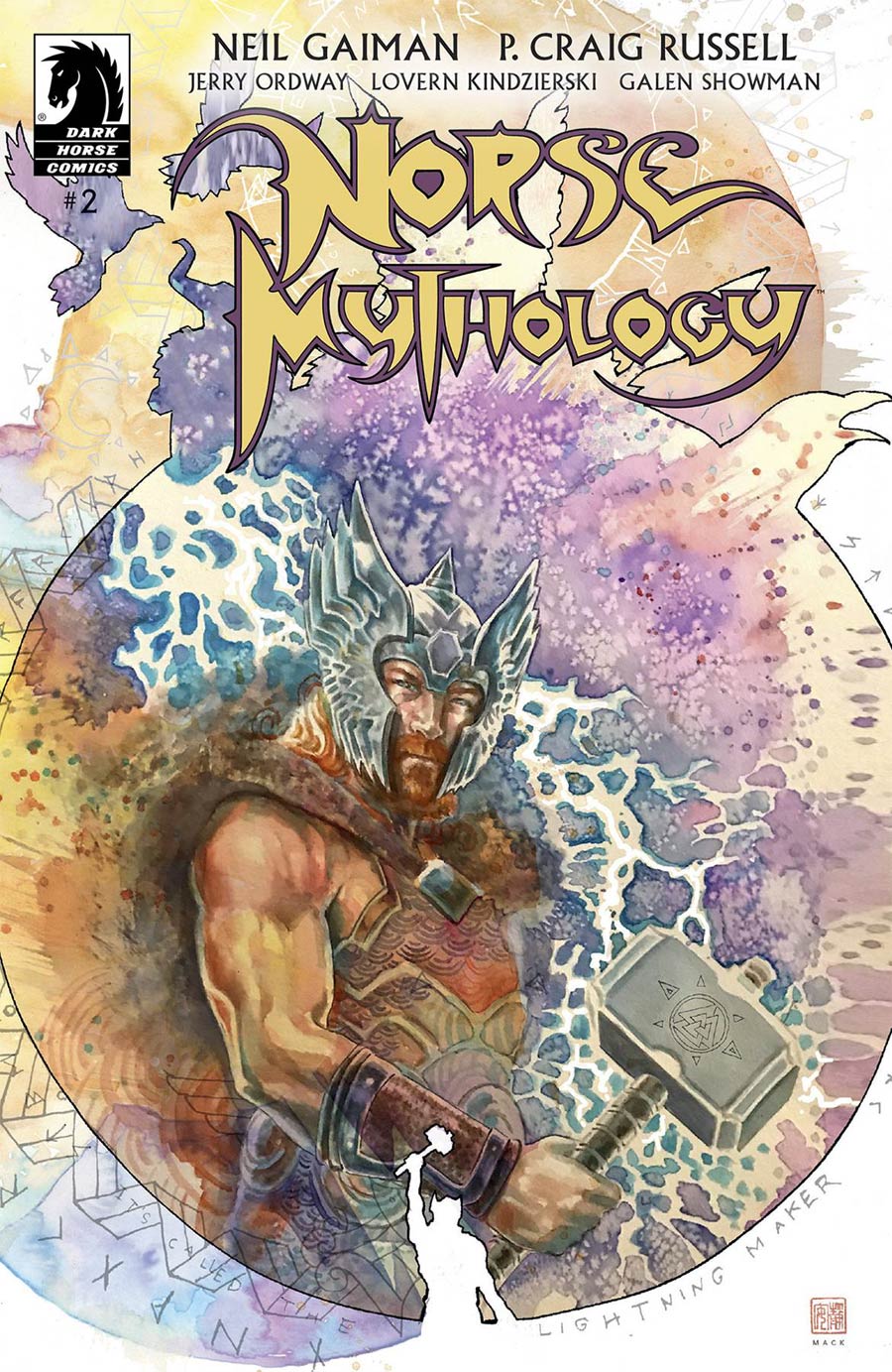 Neil Gaiman Norse Mythology #2 Cover B Variant David Mack Cover