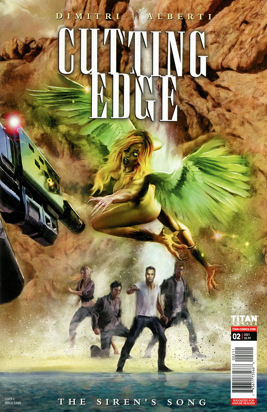 Cutting Edge Sirens Song #2 Cover A Regular Marco Turini Cover