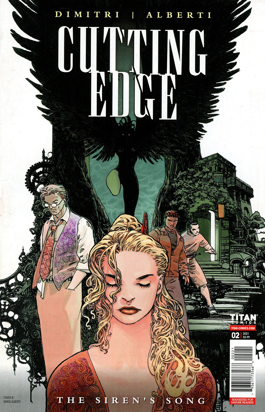 Cutting Edge Sirens Song #2 Cover B Variant Mario Alberti Cover