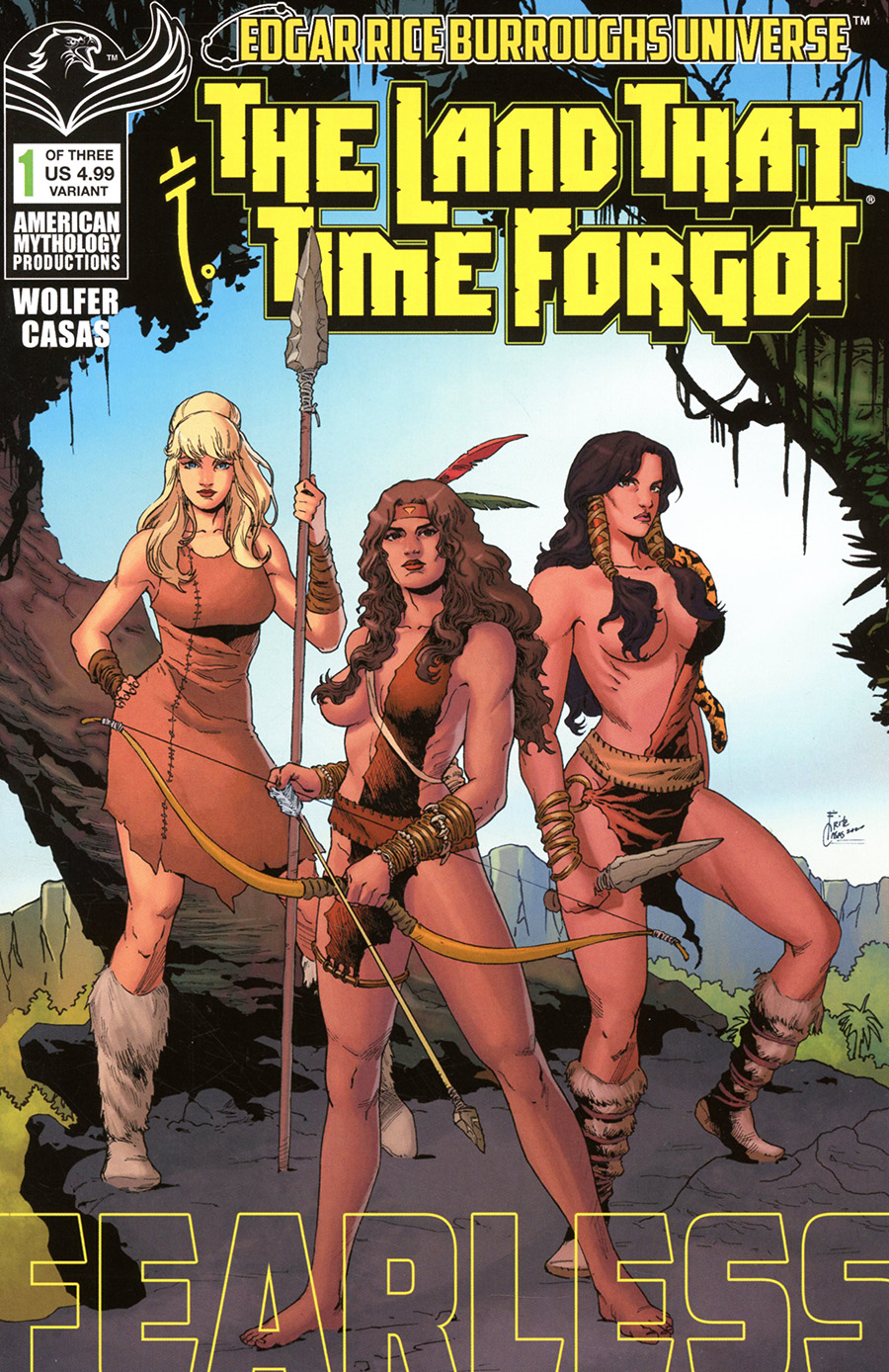 Land That Time Forgot Fearless #1 Cover B Variant Mike Wolfer Cover