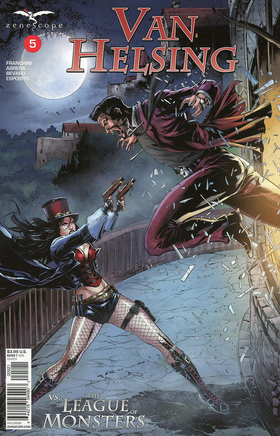 Grimm Fairy Tales Presents Van Helsing vs The League Of Monsters #5 Cover B Caanan White