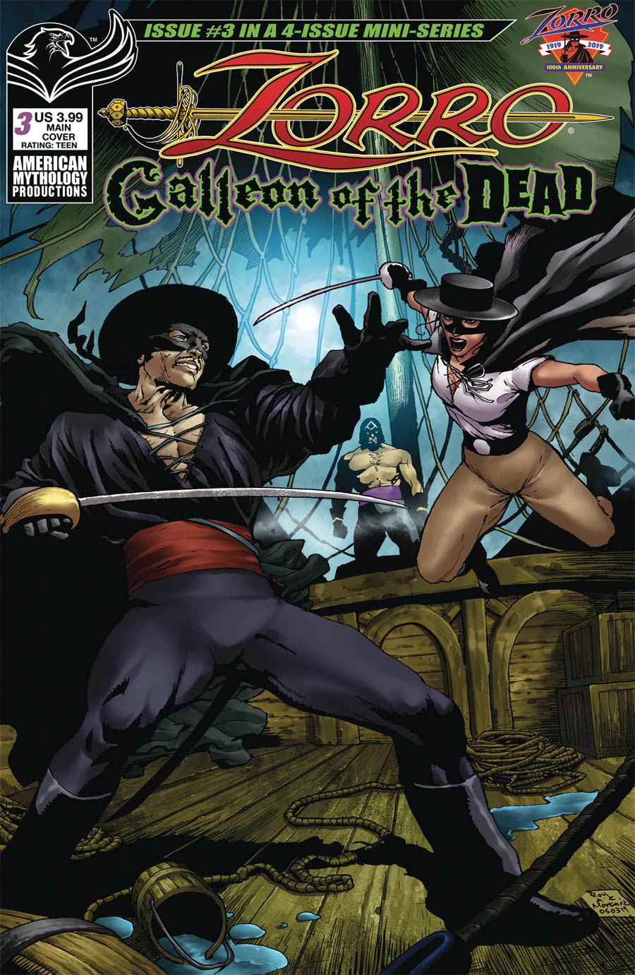 Zorro Galleon Of The Dead #3 Cover A Regular Roy Allan Martinez Cover