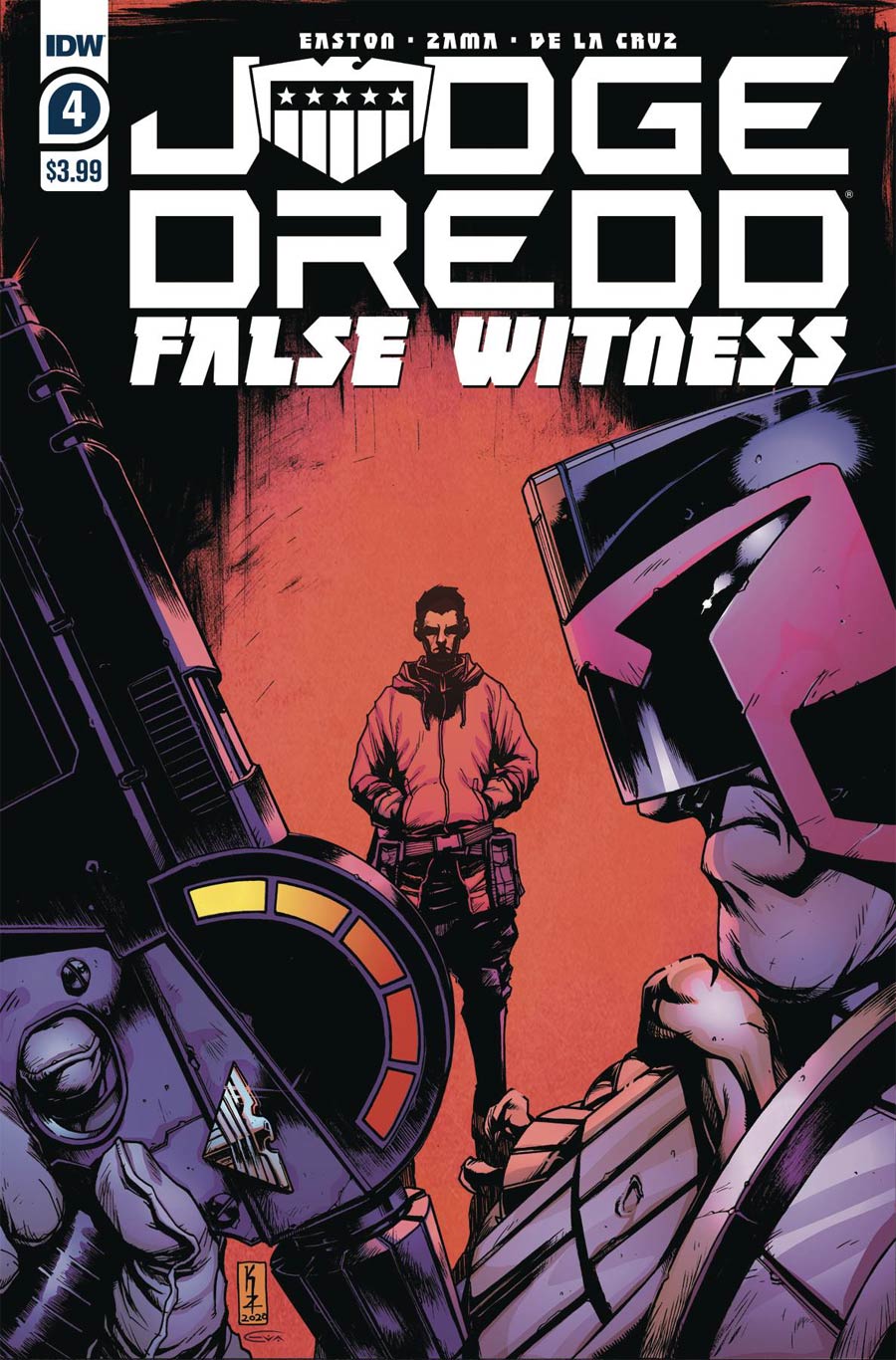 Judge Dredd False Witness #4 Cover A Regular Kei Zama Cover