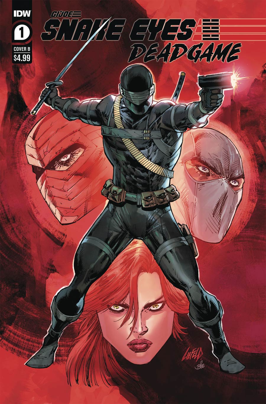 Snake Eyes Deadgame #1 Cover B Variant Rob Liefeld Cover