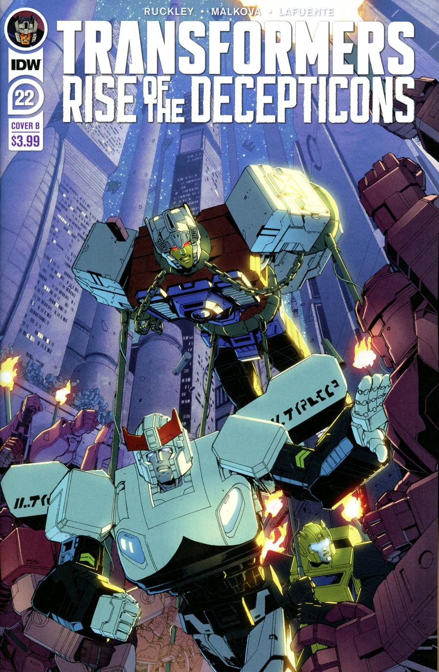 Transformers Vol 4 #22 Cover B Variant Andrew Griffith Cover