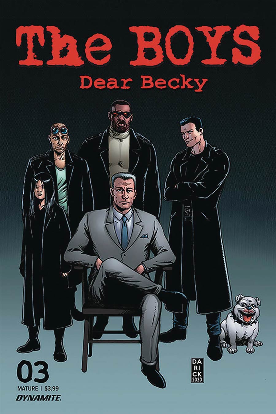 Boys Dear Becky #3 Cover A Regular Darick Robertson Cover